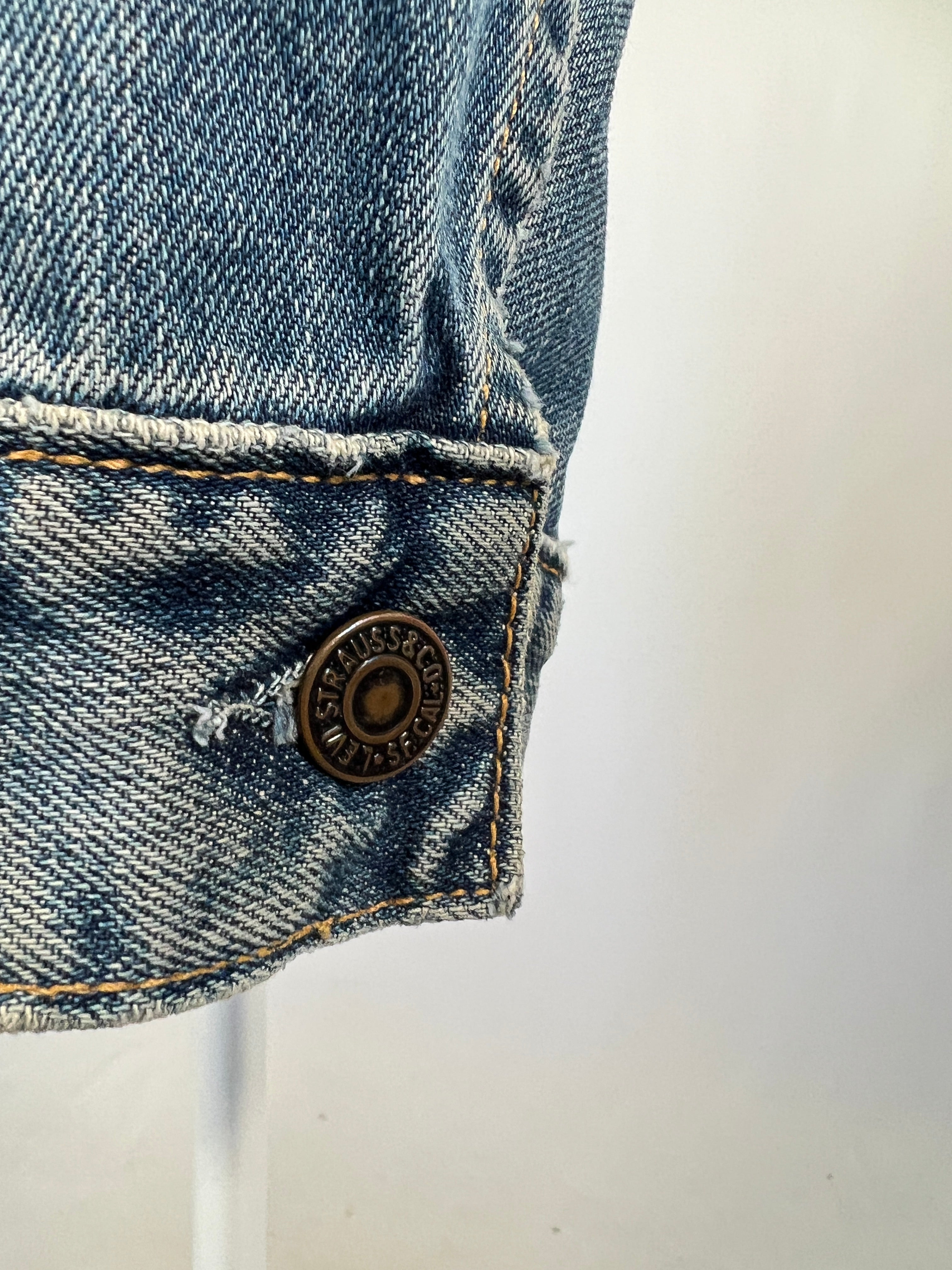 Giacca vintage Levi's in denim tg L