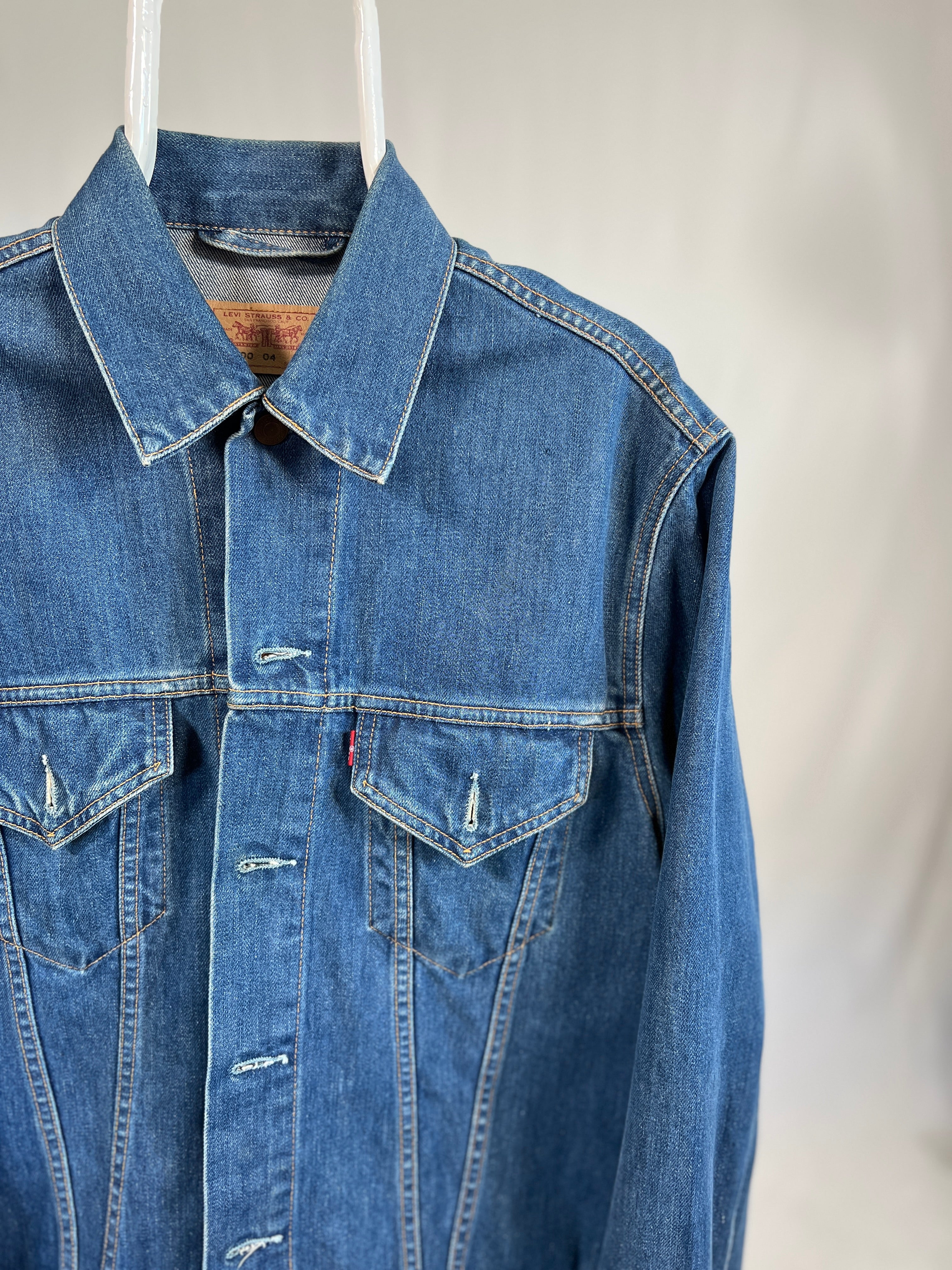 Giacca vintage Levi's in denim tg XL