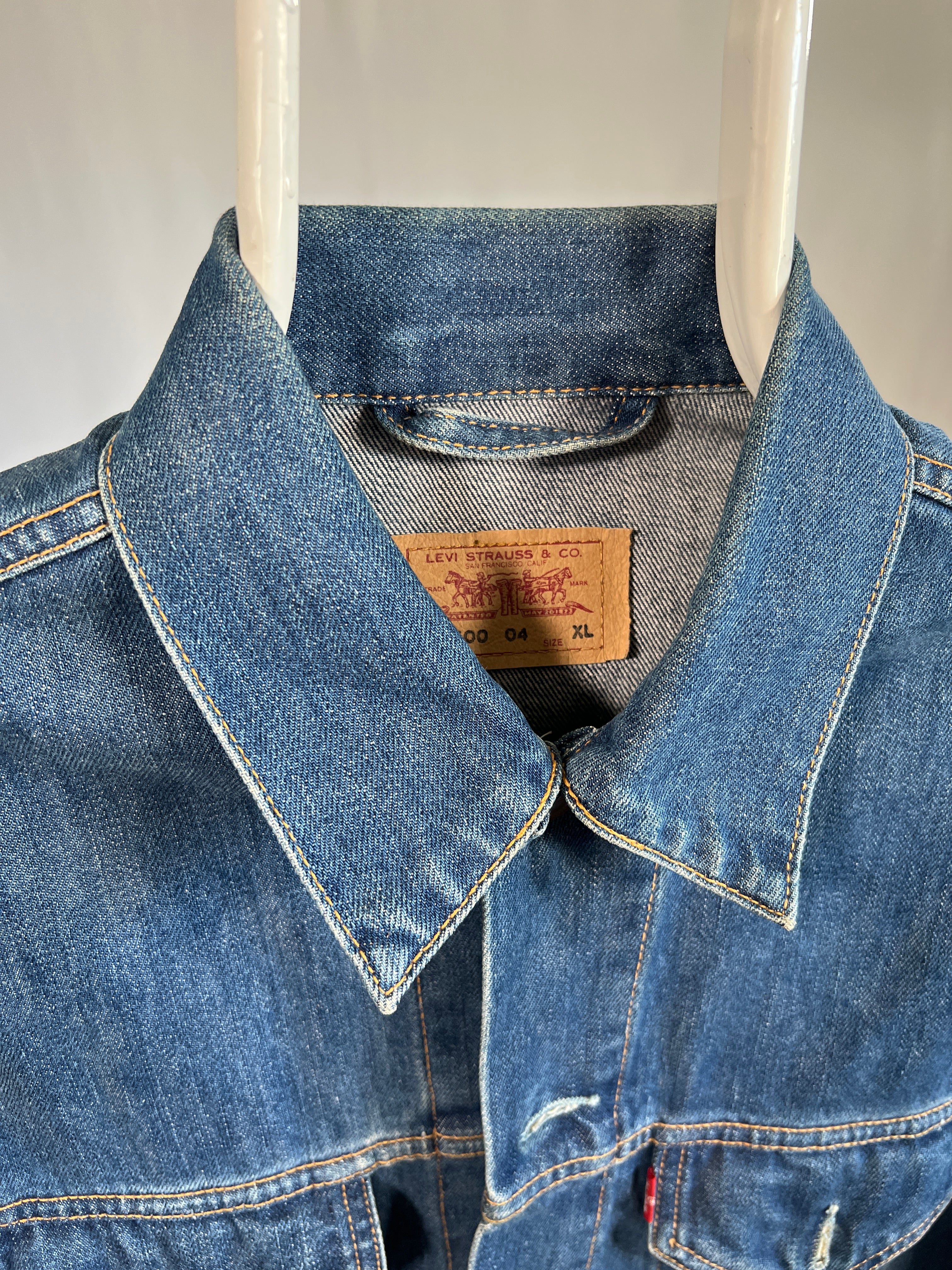 Giacca vintage Levi's in denim tg XL