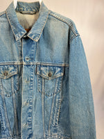 Carica l&#39;immagine nel visualizzatore di Gallery, Giacca vintage Levi&#39;s in denim tg L
