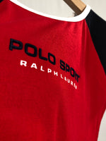 Carica l&#39;immagine nel visualizzatore di Gallery, T-shirt vintage Ralph Lauren smanicata tg L
