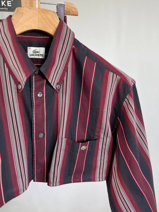 Coordinato vintage Lacoste bordeaux tg U