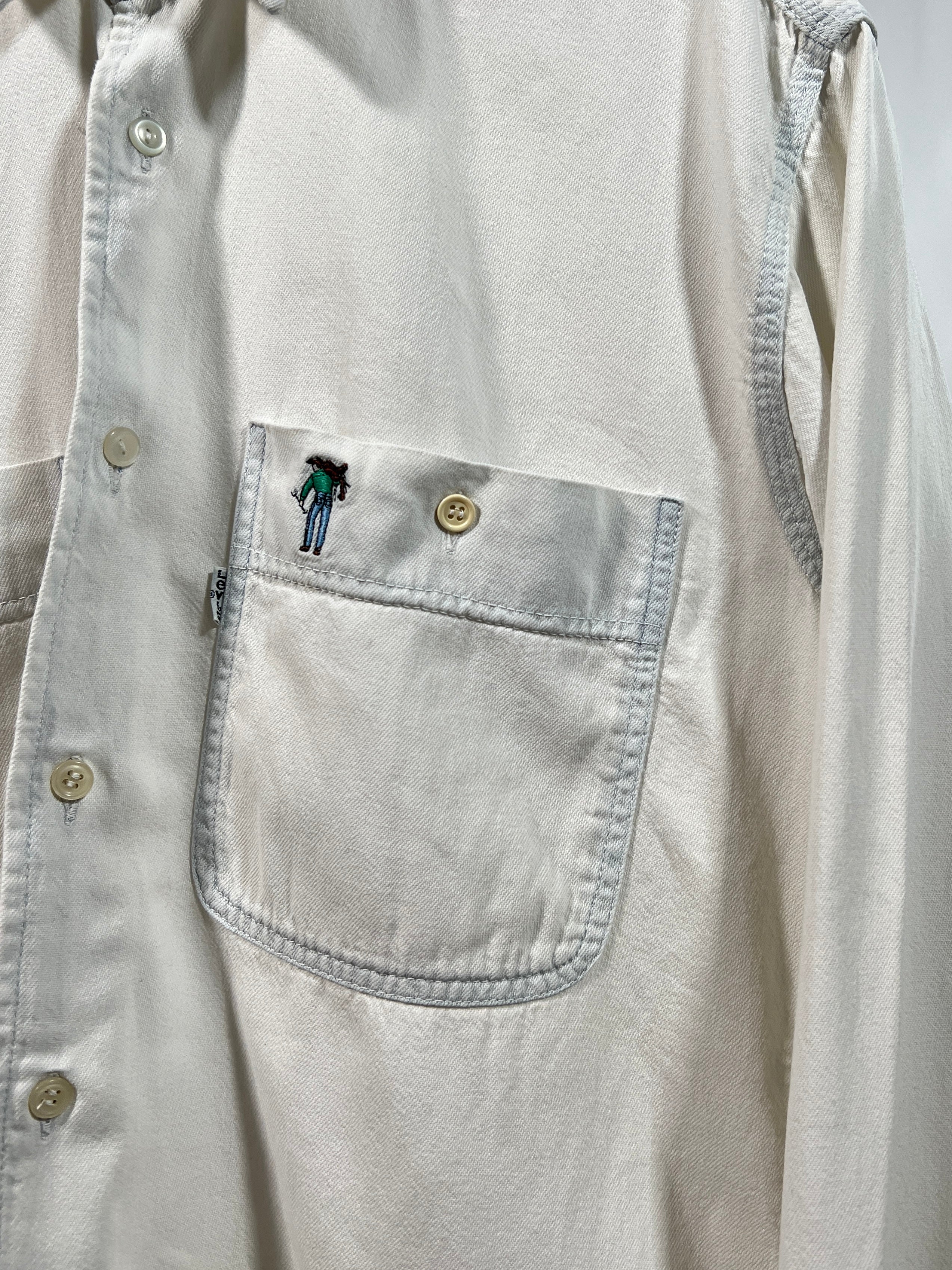 Camicia vintage Levi's bianco tg M