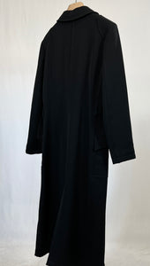 Cappotto vintage Fendi nero lungo tg M