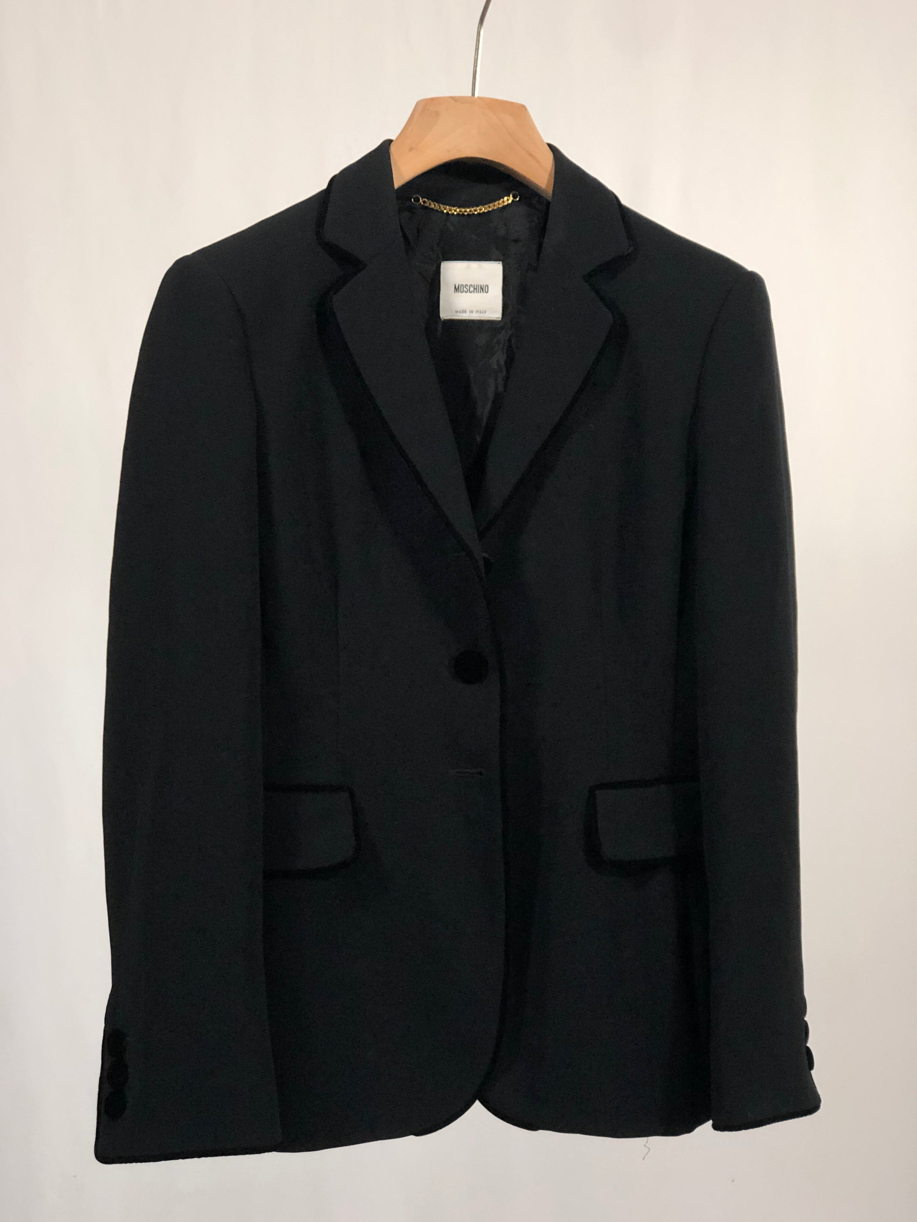 Blazer vintage Moschino nero tg M