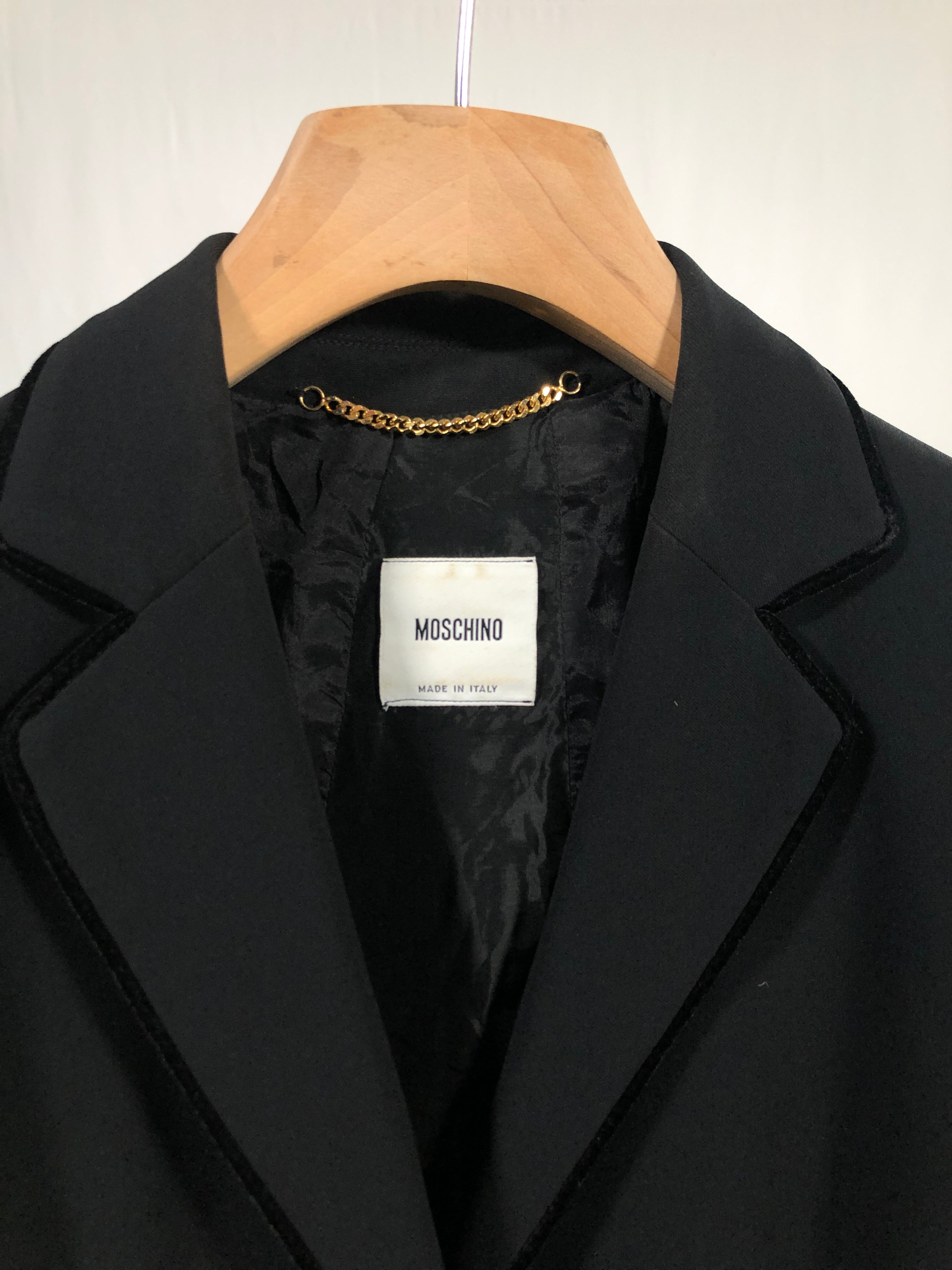 Blazer vintage Moschino nero tg M