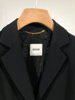 Carica l&#39;immagine nel visualizzatore di Gallery, Blazer vintage Moschino nero tg M
