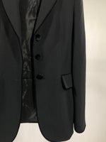 Carica l&#39;immagine nel visualizzatore di Gallery, Blazer vintage Moschino nero tg M
