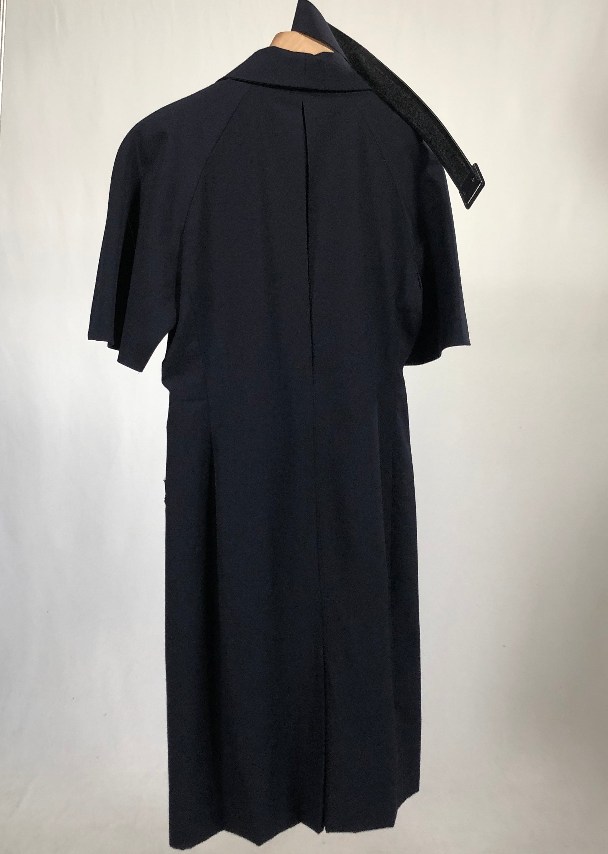 Vestito vintage Balenciaga doppiopetto blu tg 40