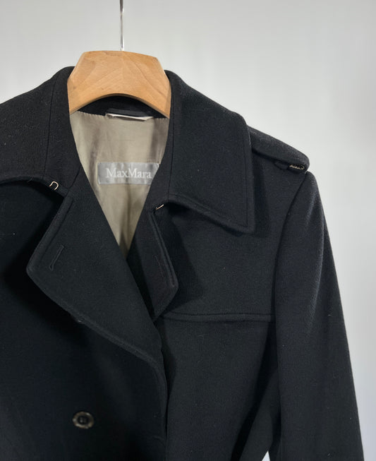 Cappotto vintage Max Mara in lana tg 44