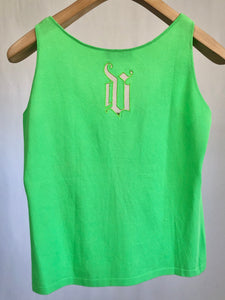 Canotta vintage Versace verde tg M