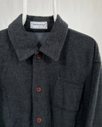 Carica l&#39;immagine nel visualizzatore di Gallery, Giacca vintage Burberry nero in lana tg L/XL
