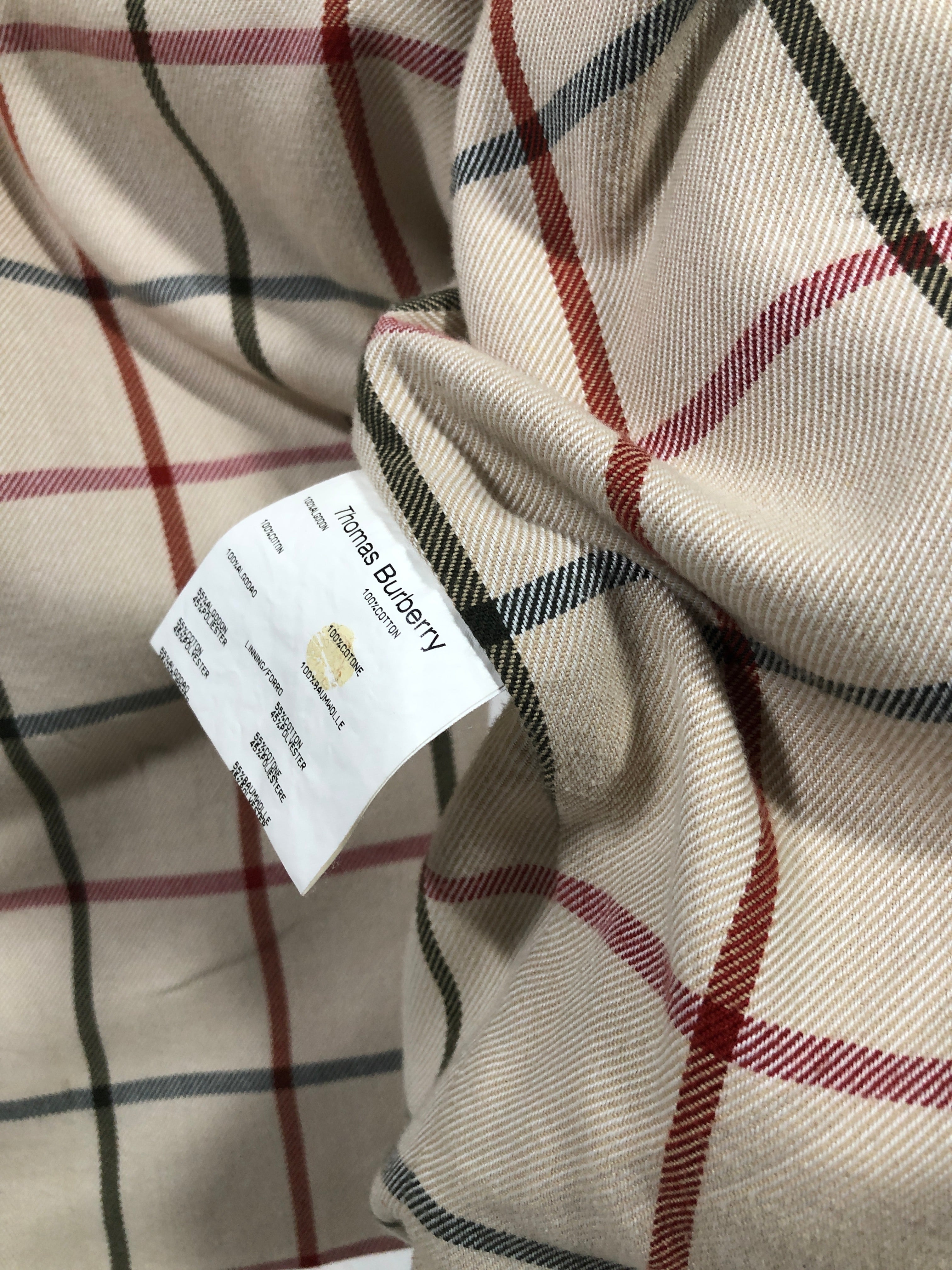 Giacca Burberry vintage panna tg L/XL