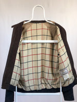 Carica l&#39;immagine nel visualizzatore di Gallery, Giacca harrington Burberry vintage in velluto tg M
