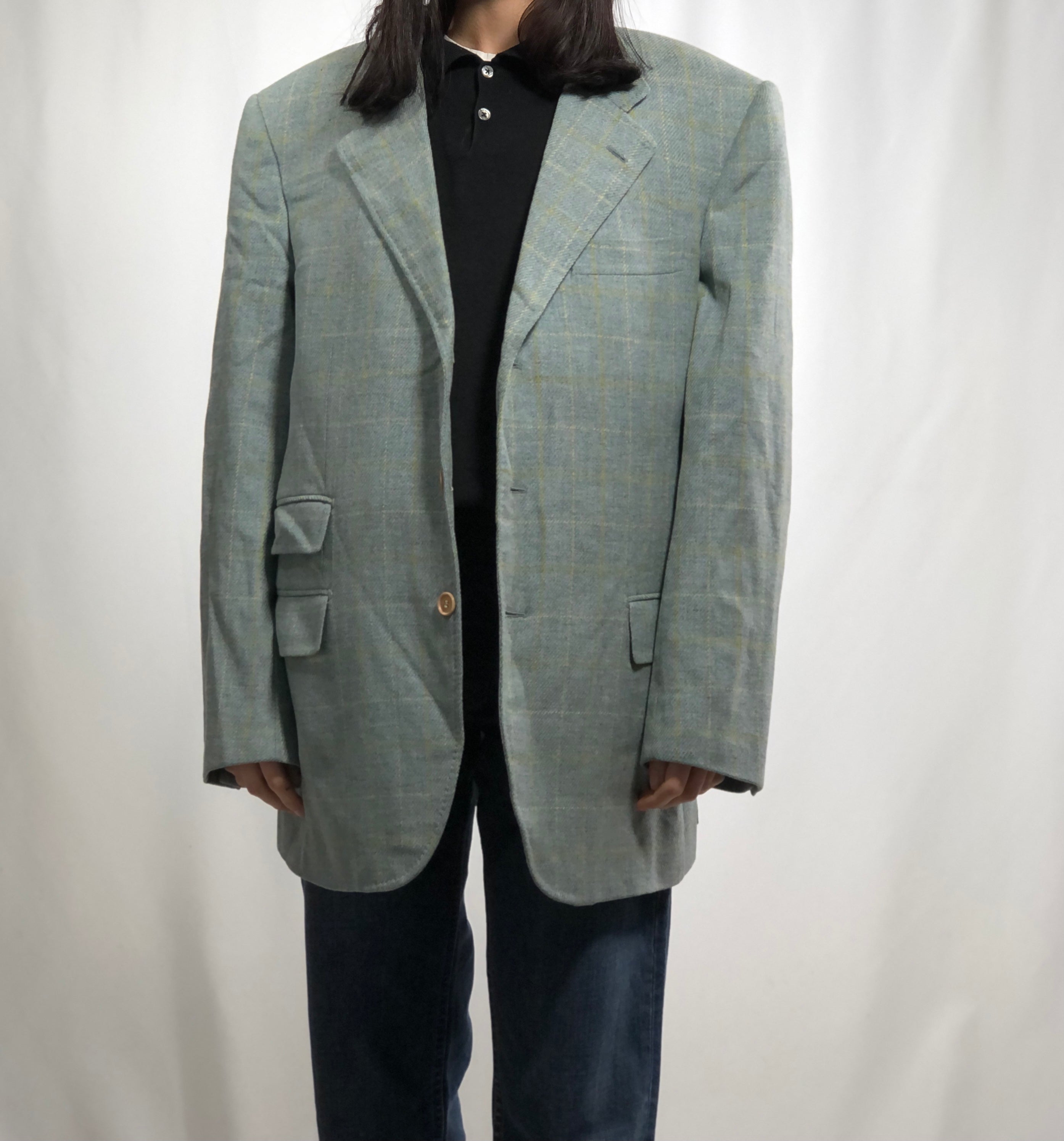 Blazer vintage in lana e cashmere tg M/L