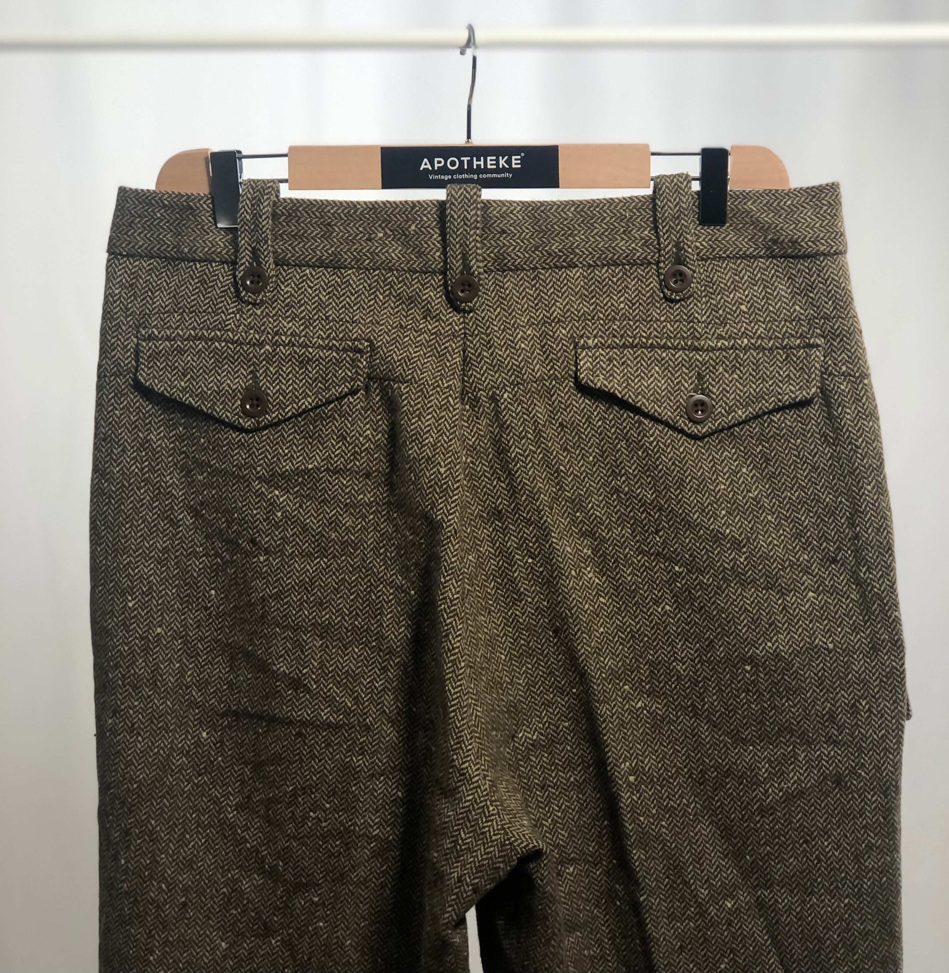 Pantalone vintage Ralph Lauren in lana tg 48/50