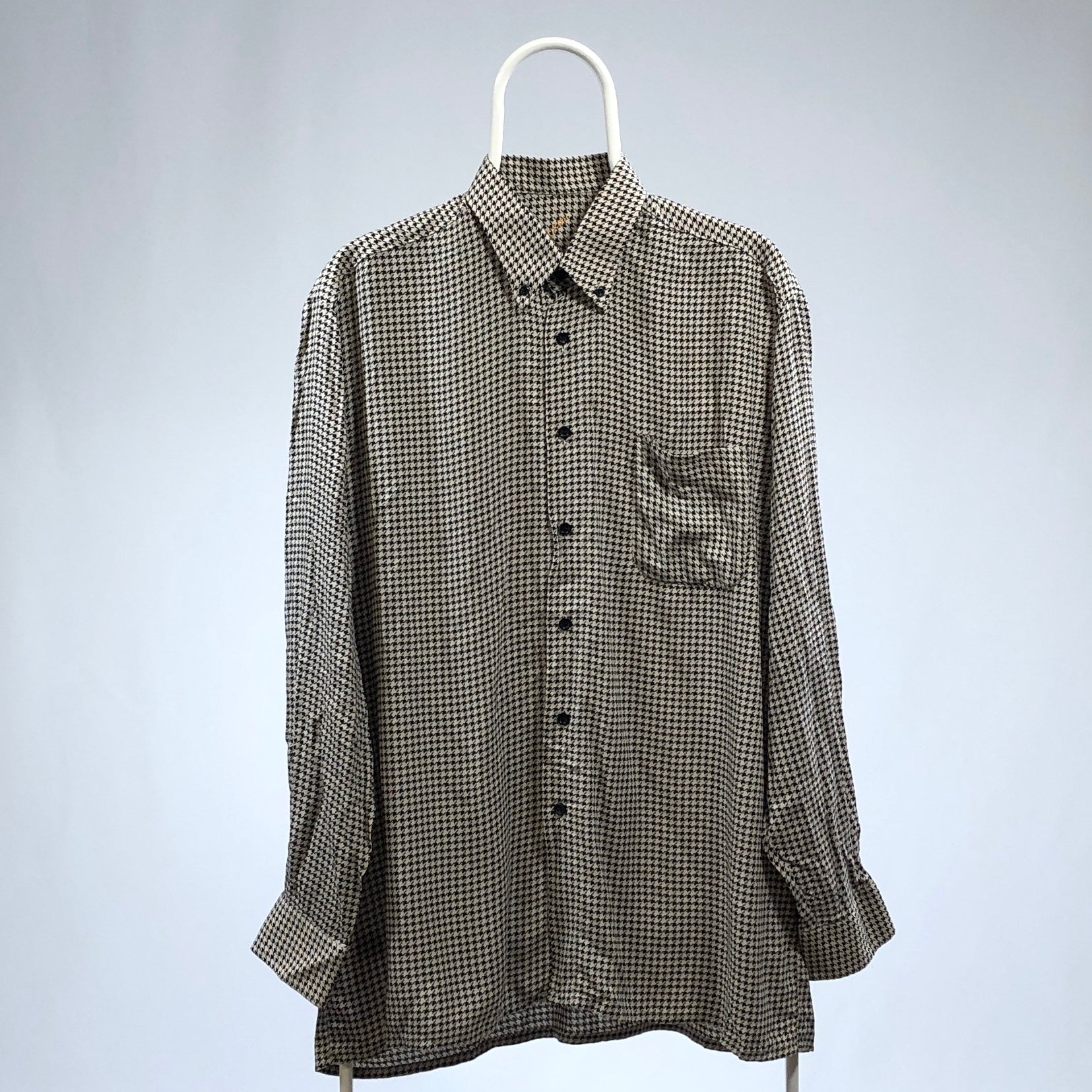 Fancy pattern vintage shirt tg L