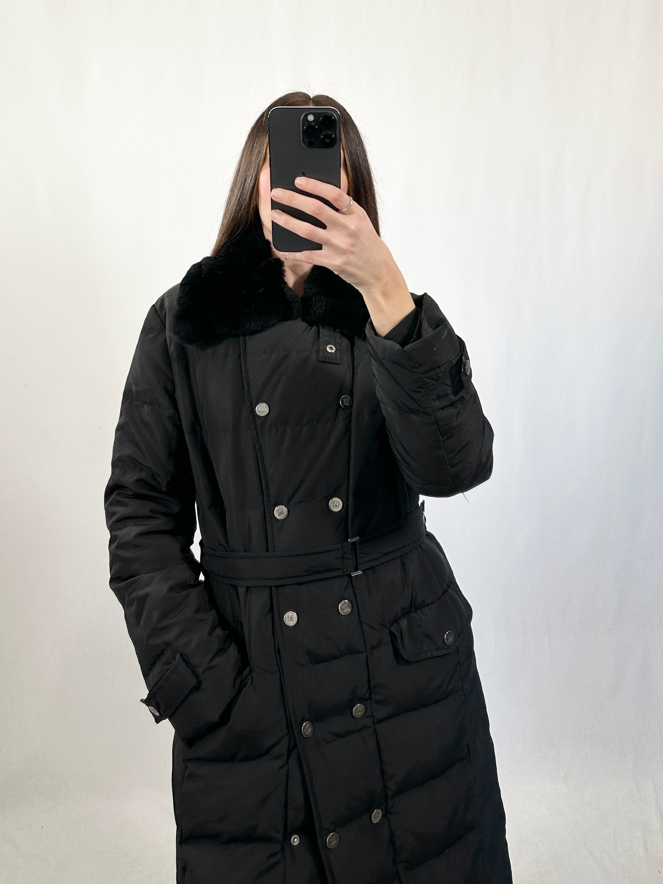 Piumino vintage Max Mara nero tg 42