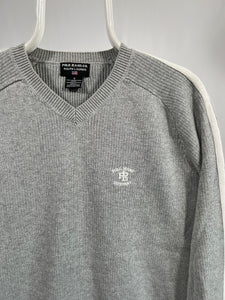 Felpa vintage Ralph Lauren in cotone grigio tg S/M