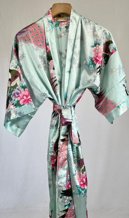 Kimono orientale vintage in seta tg M