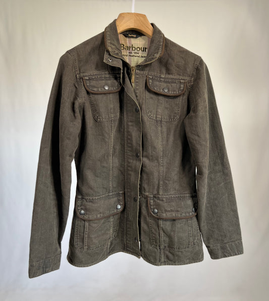 Giacca vintage Barbour verde tg M/L