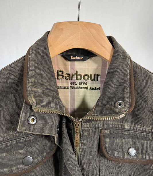 Giacca vintage Barbour verde tg M/L