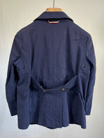 Carica l&#39;immagine nel visualizzatore di Gallery, Giacca vintage Moncler blu doppiopetto tg S
