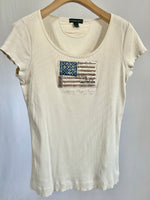 Carica l&#39;immagine nel visualizzatore di Gallery, T-shirt vintage Ralph Lauren millerighe tg M
