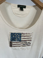 Carica l&#39;immagine nel visualizzatore di Gallery, T-shirt vintage Ralph Lauren millerighe tg M
