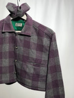 Carica l&#39;immagine nel visualizzatore di Gallery, Camicia vintage cropped in flanella tg S/M
