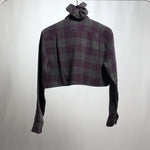 Carica l&#39;immagine nel visualizzatore di Gallery, Camicia vintage cropped in flanella tg S/M
