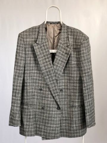 Blazer vintage Valentino doppio petto in lana tg L