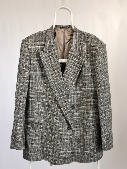 Blazer vintage Valentino doppio petto in lana tg L