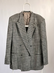 Blazer vintage Valentino doppio petto in lana tg L