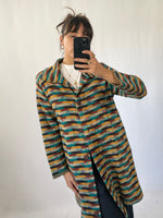 Carica l&#39;immagine nel visualizzatore di Gallery, Cardigan lungo vintage Missoni in lana tg 44
