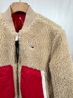 Carica l&#39;immagine nel visualizzatore di Gallery, Giacca bomber vintage Tommy Hilfiger double face tg S
