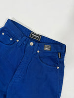 Carica l&#39;immagine nel visualizzatore di Gallery, Pantaloni vintage Versace blu tg XS
