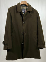 Carica l&#39;immagine nel visualizzatore di Gallery, Cappotto vintage Burberry verde lana tg XL
