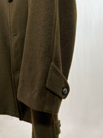 Carica l&#39;immagine nel visualizzatore di Gallery, Cappotto vintage Burberry verde lana tg XL
