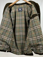 Carica l&#39;immagine nel visualizzatore di Gallery, Cappotto vintage Burberry verde lana tg XL
