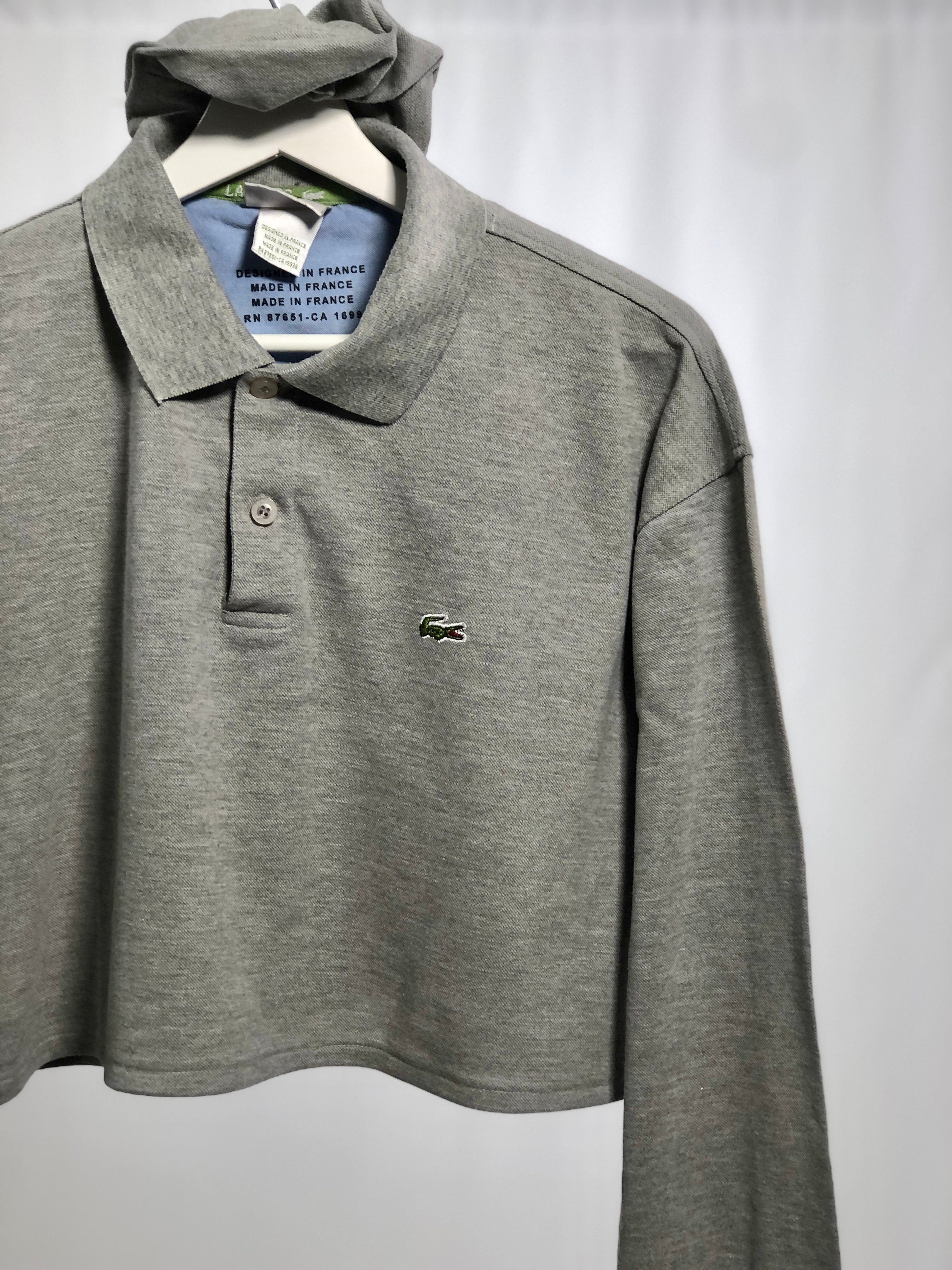 Polo vintage Lacoste cropped tg M/L