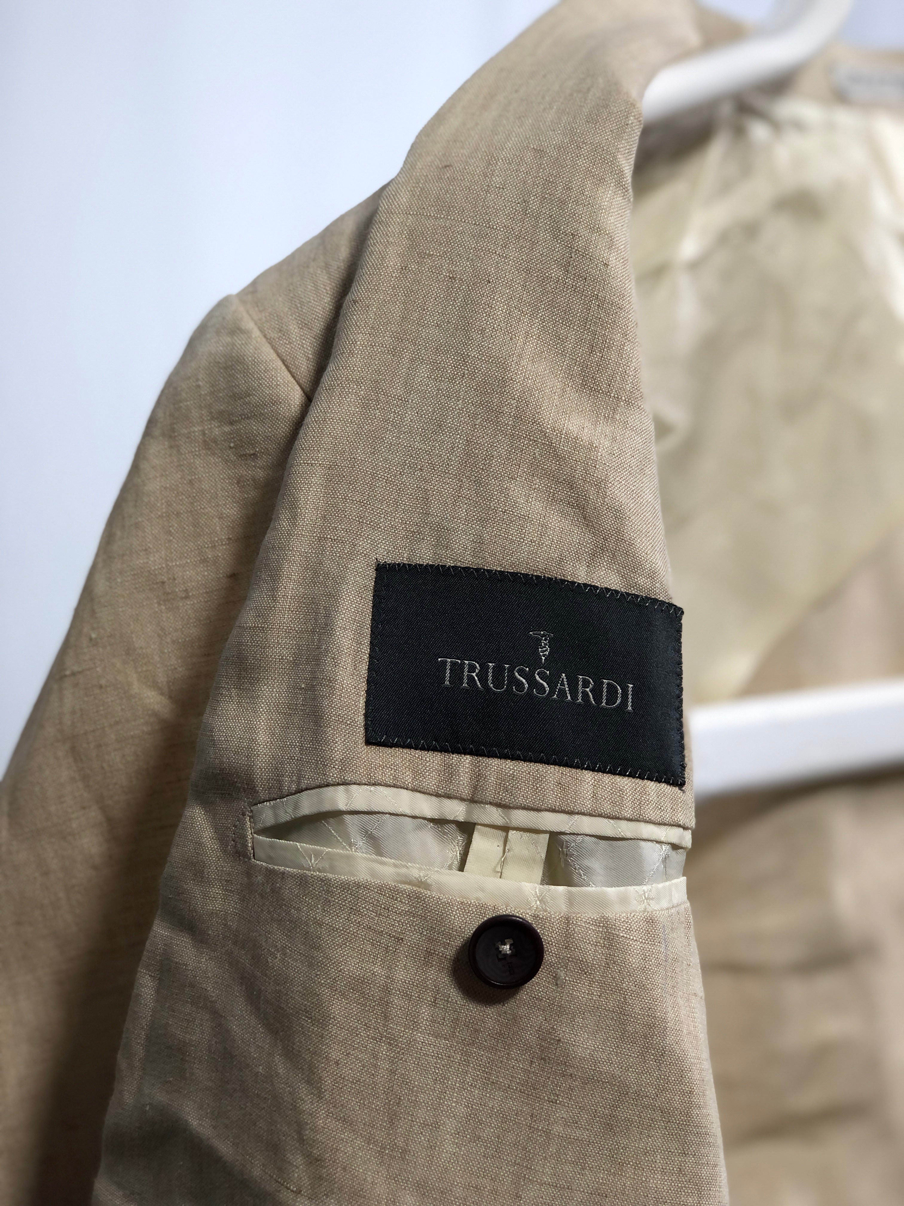 Giacca vintage Trussardi in lino tg M