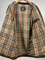 Carica l&#39;immagine nel visualizzatore di Gallery, Giacca vintage Burberry marrone tg L/XL
