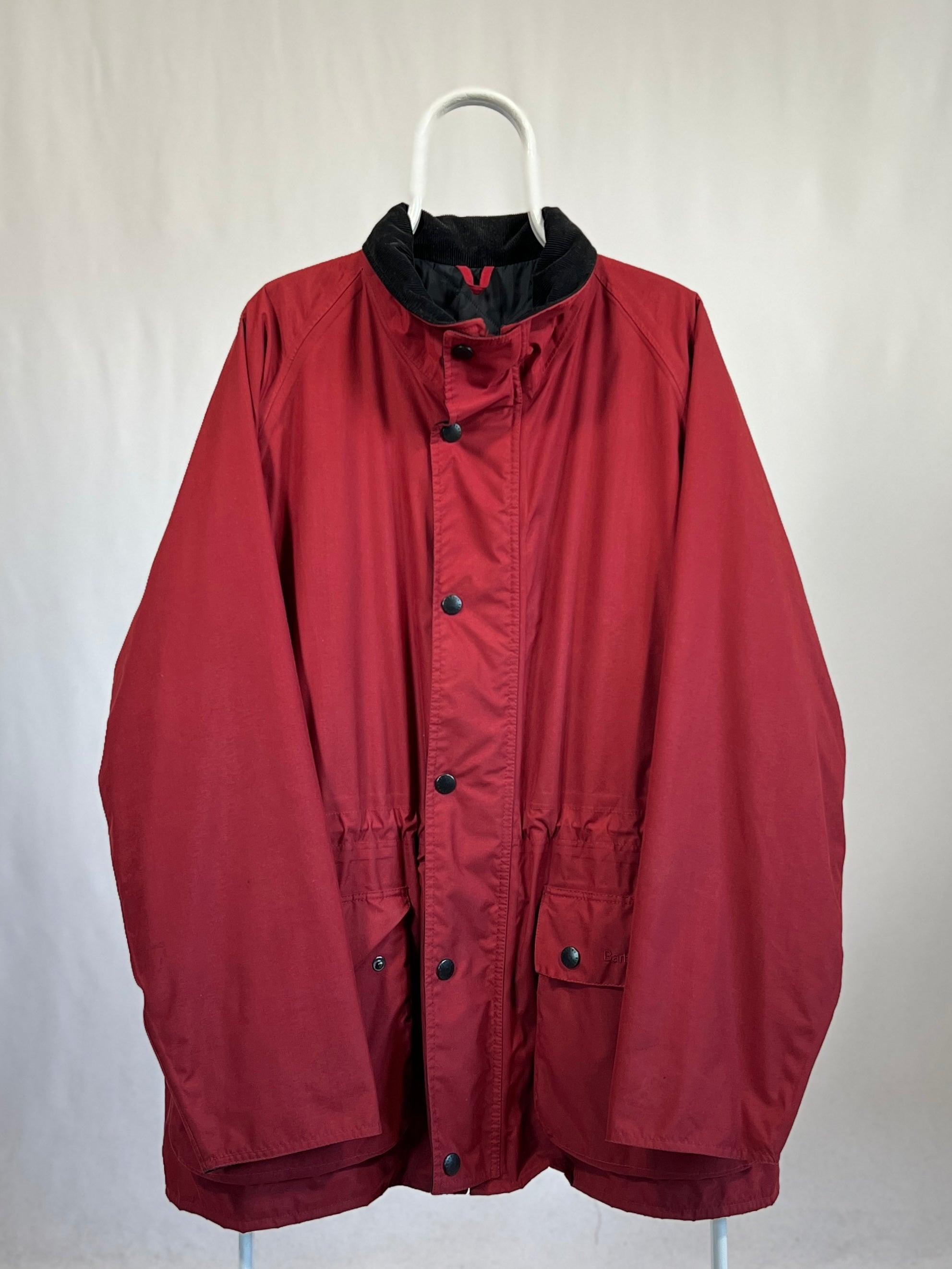 Giacca vintage Barbour rosso tg XL