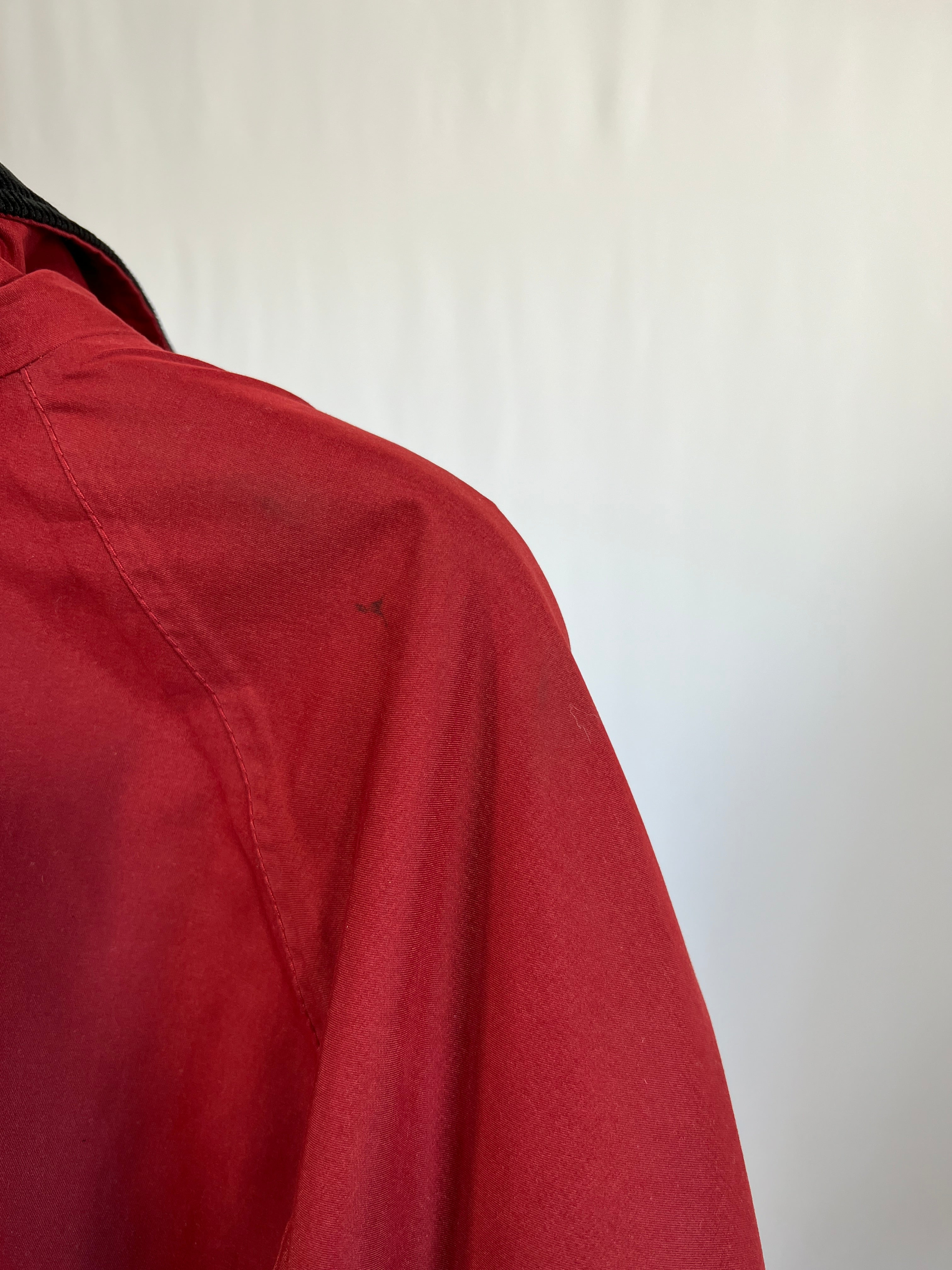 Giacca vintage Barbour rosso tg XL