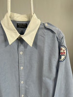 Carica l&#39;immagine nel visualizzatore di Gallery, Camicia vintage Ralph Lauren celeste tg L
