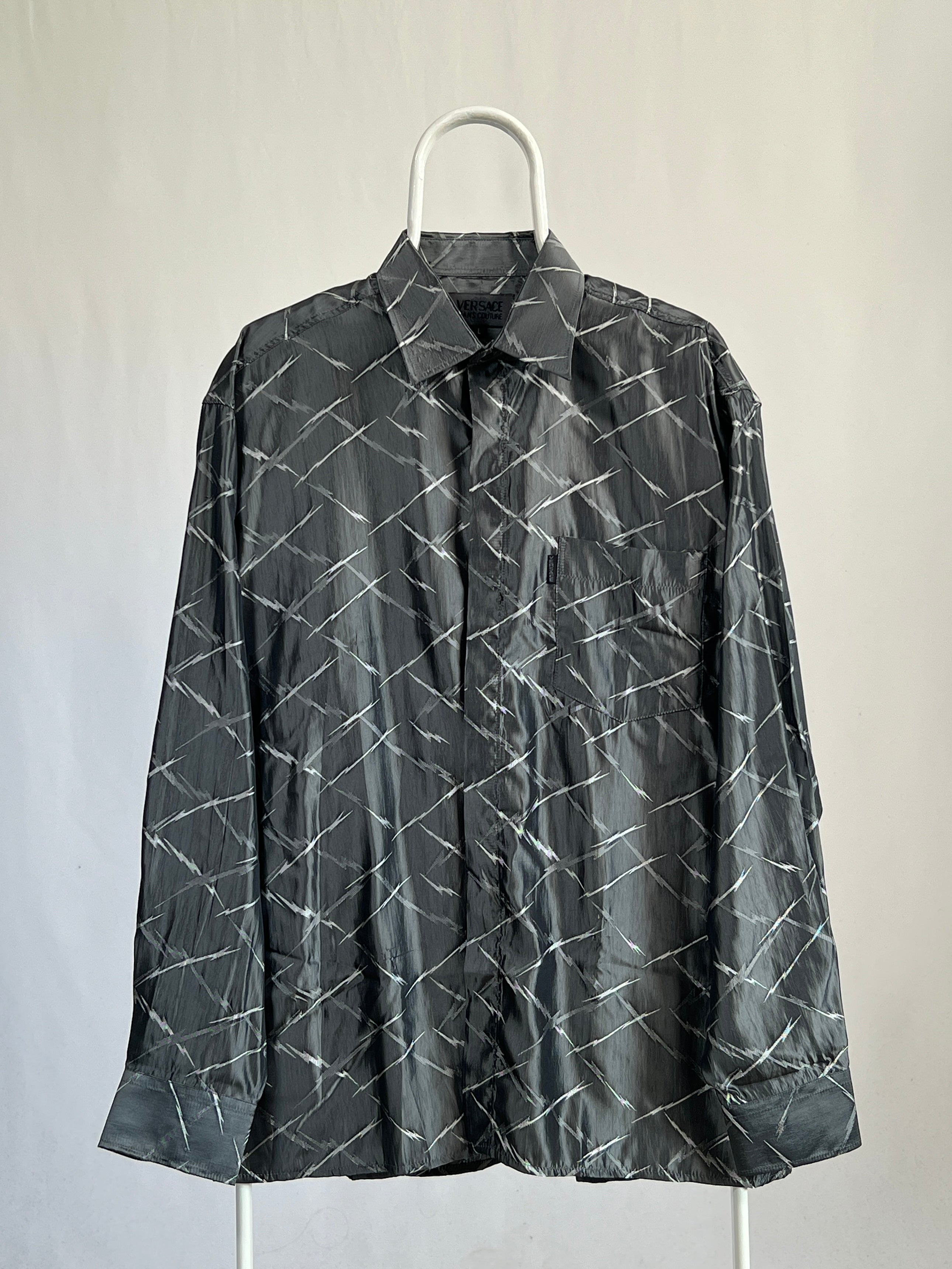 Camicia vintage Versace grigio tg L