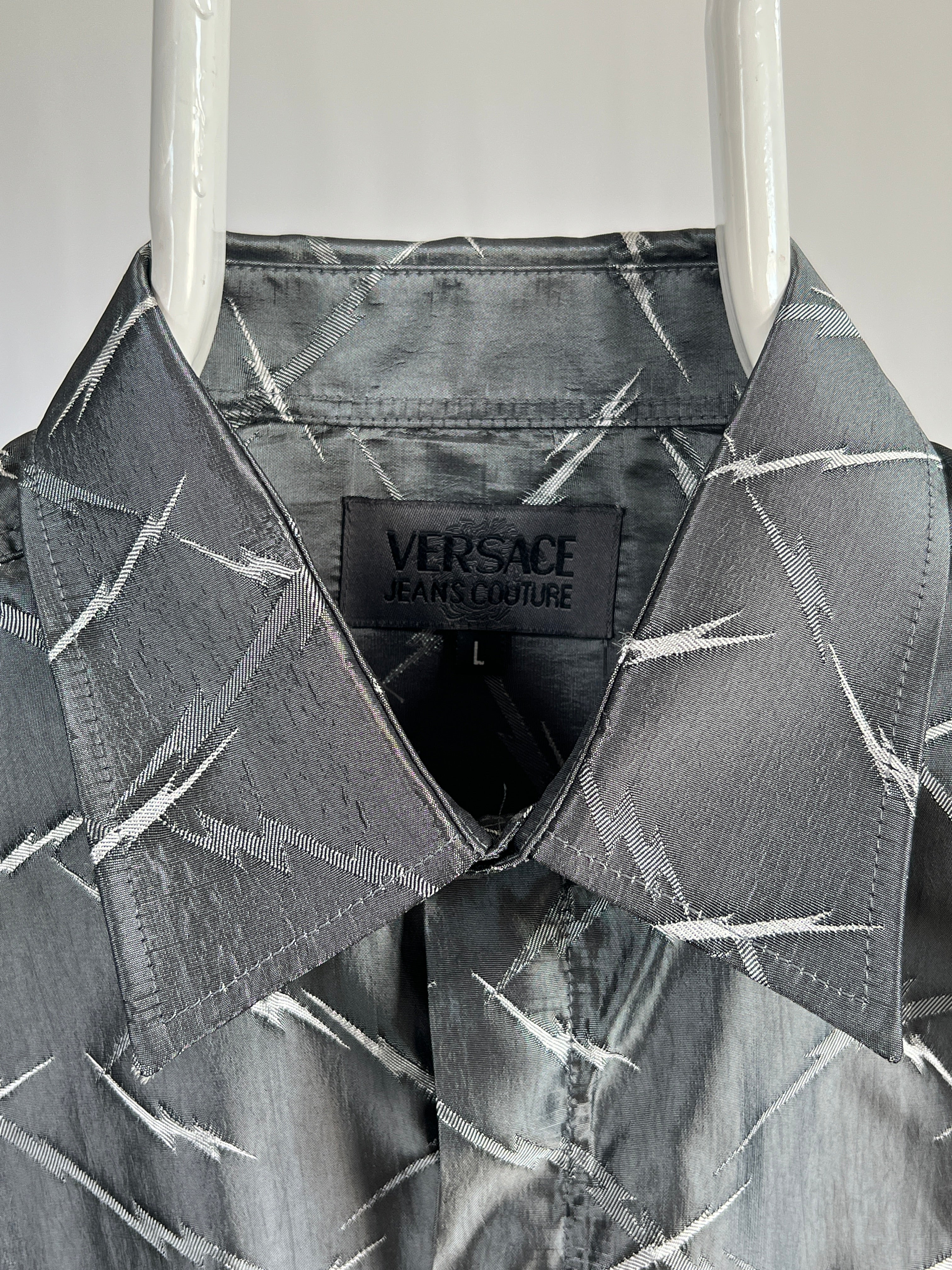 Camicia vintage Versace grigio tg L