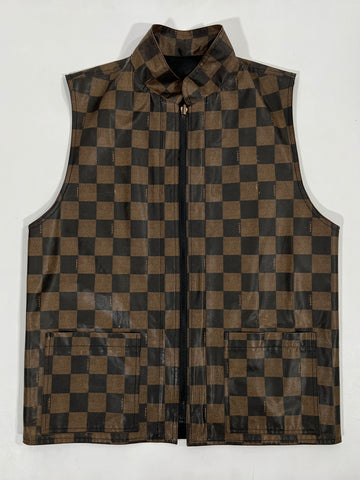 Gilet vintage Fendi zucca/nero tg S