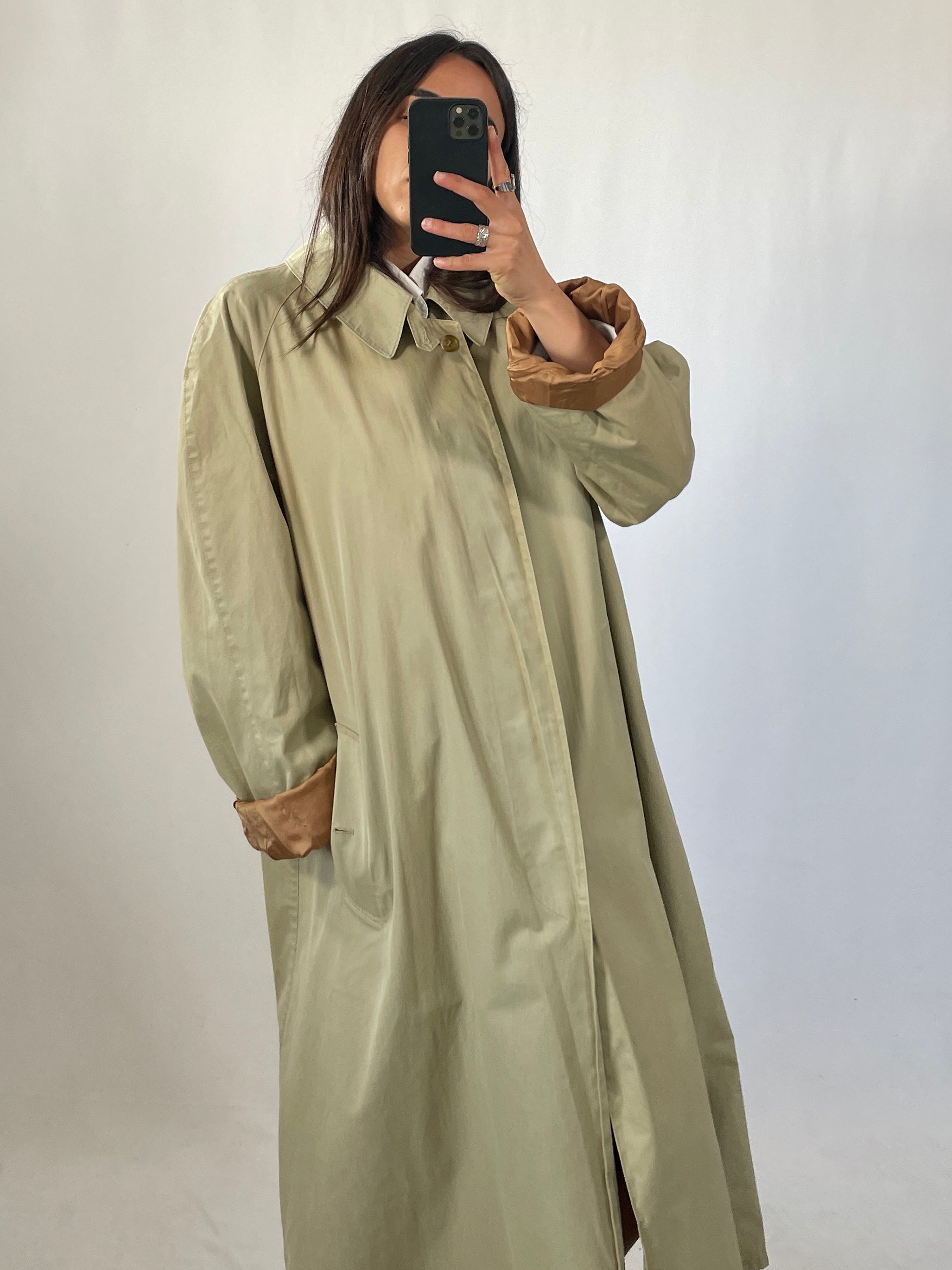 Trench vintage Burberry beige tg XL